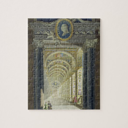 Frontispiz mit einem Medaillonporträt von RAPHAEL Puzzle (Vertikal)