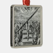 Frontispiz 'Oculus Artificialis Silbernes Ornament (Rechts)