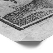 Frontispiz und Öffnungslinien Poster (Ecke)