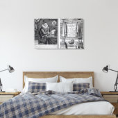Frontispiz und Titel Leinwanddruck (Insitu (Schlafzimmer))