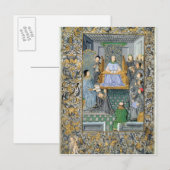 Frontispiz von Antonio de Nebrijas "Gramatica" Postkarte (Vorne/Hinten)