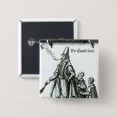 Frontispiz von 'Pedantius Button (Vorne & Hinten)