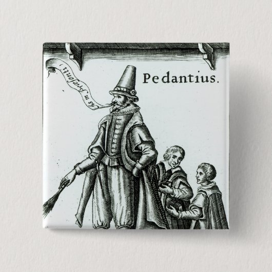 Frontispiz von 'Pedantius Button (Vorderseite)
