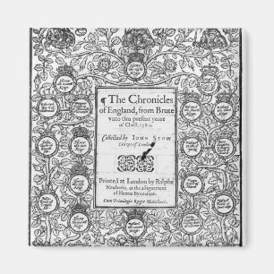 Frontispiz von 'The Chronicles von England Magnet