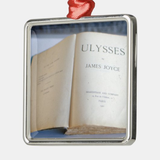Frontispiz von "Ulysses" durch James Joyce Ornament Aus Metall (Links)