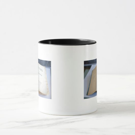 Frontispiz von "Ulysses" durch James Joyce Tasse (Zentrum)