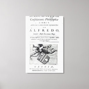 Frontispiz zu Christopher Rawlinsons Leinwanddruck