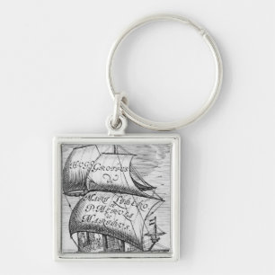 Frontispiz zu "De Mari Libero", durch Hugo Grotius Schlüsselanhänger