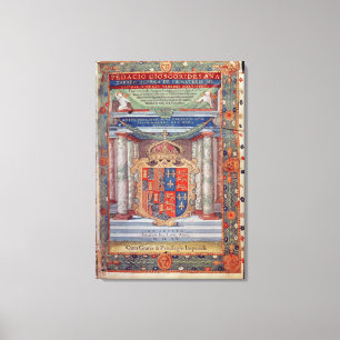 Frontispiz zu Dioscorides Leinwanddruck