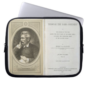 Frontispiz zu "durch den dunklen Kontinent", durch Laptopschutzhülle