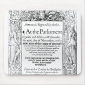 Frontispiz zu einem Konto des Parlaments Mousepad (Vorne)