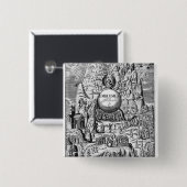 Frontispiz zu "Emblemen" Georges Withers, 1635 Button (Vorne & Hinten)