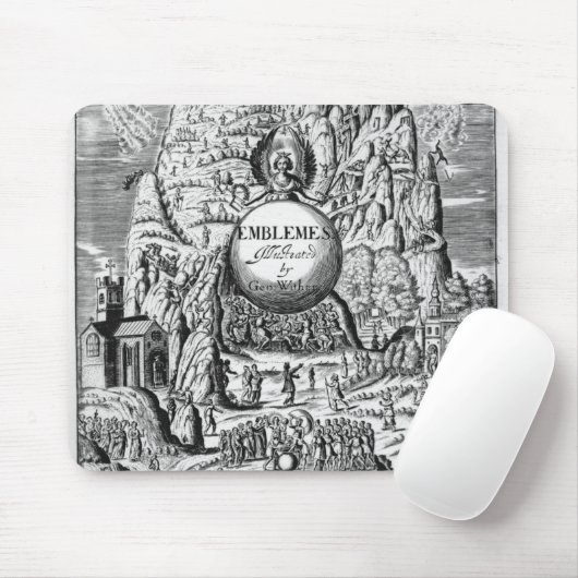 Frontispiz zu "Emblemen" Georges Withers, 1635 Mousepad (Mit Mouse)
