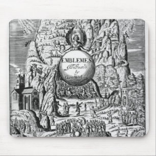 Frontispiz zu "Emblemen" Georges Withers, 1635 Mousepad