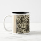 Frontispiz zu 'Pharsalia Zweifarbige Tasse (Links)