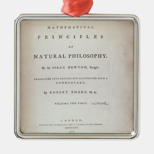 Frontispiz zu Volumen I Silbernes Ornament (Vorne)