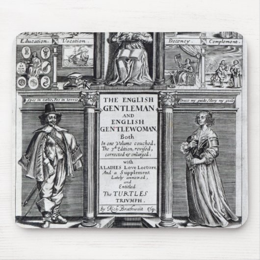 Frontispiz 'zum englischen Herrn Mousepad (Vorne)