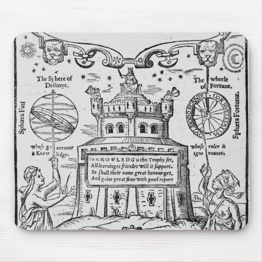 Frontispiz 'zum Schloss von Knowledge Mousepad (Vorne)