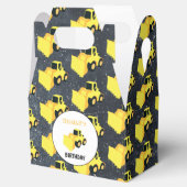 Frontladerbauwagen Geburtstag Geschenkschachtel (Geöffnet)