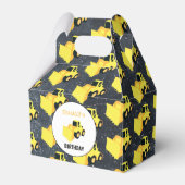 Frontladerbauwagen Geburtstag Geschenkschachtel (Vorderseite)