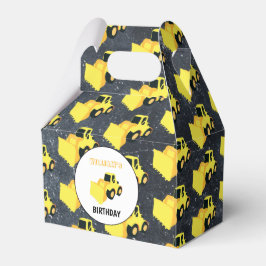 Frontladerbauwagen Geburtstag Geschenkschachtel