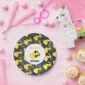 Frontladerbauwagen Geburtstag Pappteller (Party)