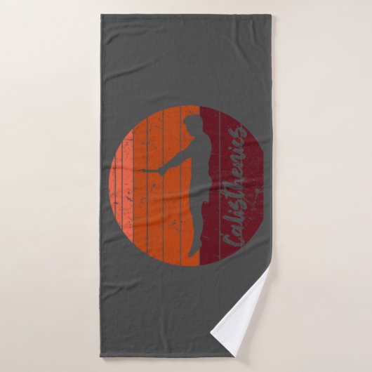 frontlever, calisthenics, street workout badehandtuch (Badehandtuch)