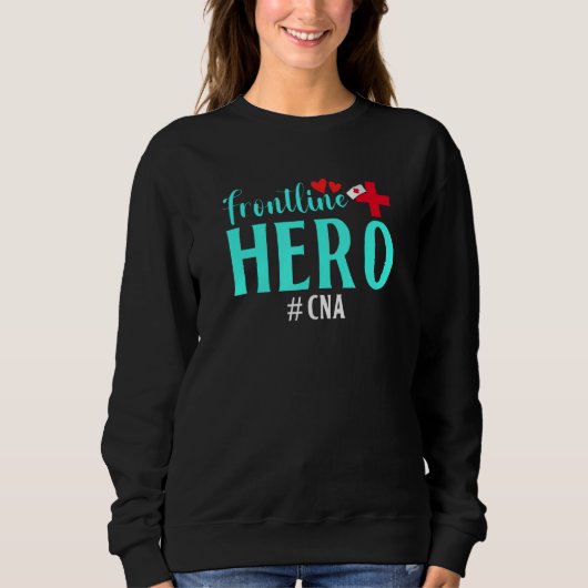 Frontline Hero Cna Worker Frontline Essential Sweatshirt (Vorderseite)