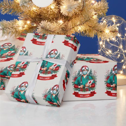 Frontline Holiday Hero Christmas Wrapping Paper Geschenkpapier (Feiertage)