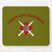 Frontline-Verteidiger Mousepad (Vorne)