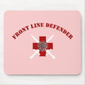 Frontline-Verteidiger Mousepad (Vorne)