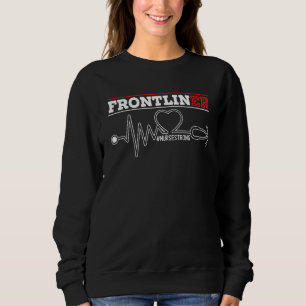 Frontliner Er Nurse Hospital Medical Registered Nu Sweatshirt