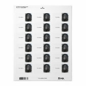 Frontseite Adressaufkleber (Vorne)