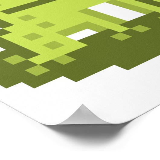 Frop Pixel Art Poster (Ecke)