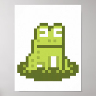 Frop Pixel Art Poster