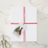 Frory Christmas Dobermann Hunde Geschenkanhänger (Mit Garn)