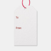 Frory Christmas Shiba Inu Santa Dogs Geschenkanhänger (Rückseite)