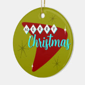 Frory Mid Century Weihnachten Keramik Ornament (Links)