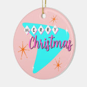 Frory Mid Century Weihnachten Keramik Ornament (Links)