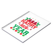 Frory Xmas glücklich Neues Jahr Notizblock (Linke Seite)