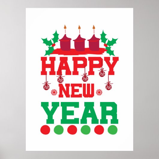 Frory Xmas glücklich Neues Jahr Poster (Vorne)