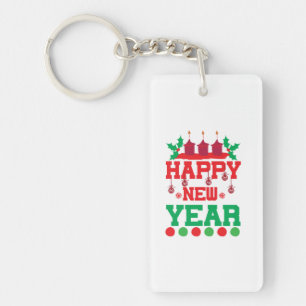 Frory Xmas glücklich Neues Jahr Schlüsselanhänger