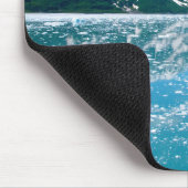 Frosblauer See Mousepad (Ecke)