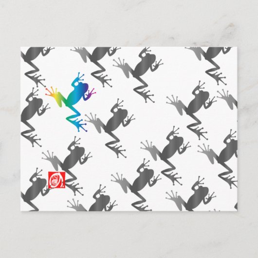 Frosch11 Postkarte (Vorderseite)