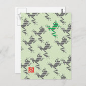 Frosch1 Postkarte (Vorne/Hinten)