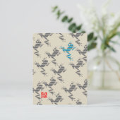 Frosch2 Postkarte (Stehend Vorderseite)