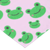 Frosch 1. Geburtstag Party Frosch Thema Tischdecke (Schrägansicht)