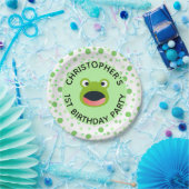 Frosch 1. Geburtstag Party für Kinder Pappteller (Party)