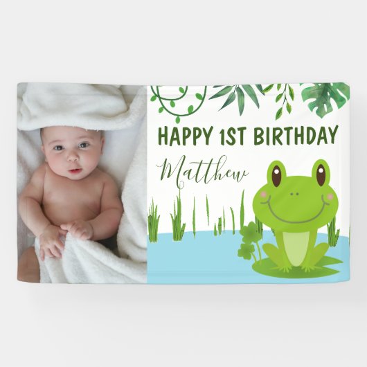 Frosch 1. Party Banner (Horizontal)
