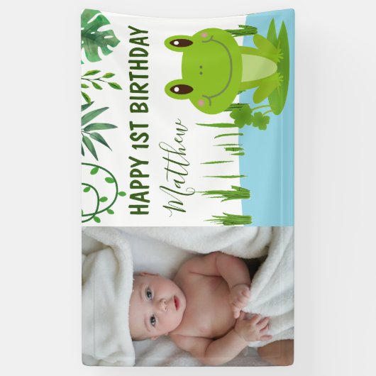 Frosch 1. Party Banner (Vertikal)